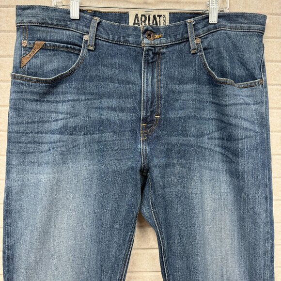 Ariat Men's Blue Bootcut Jeans - Picture 3 of 16